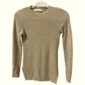 Kokun‎ Cashmere Sweater Women’s size XS color is Taupe/Beige